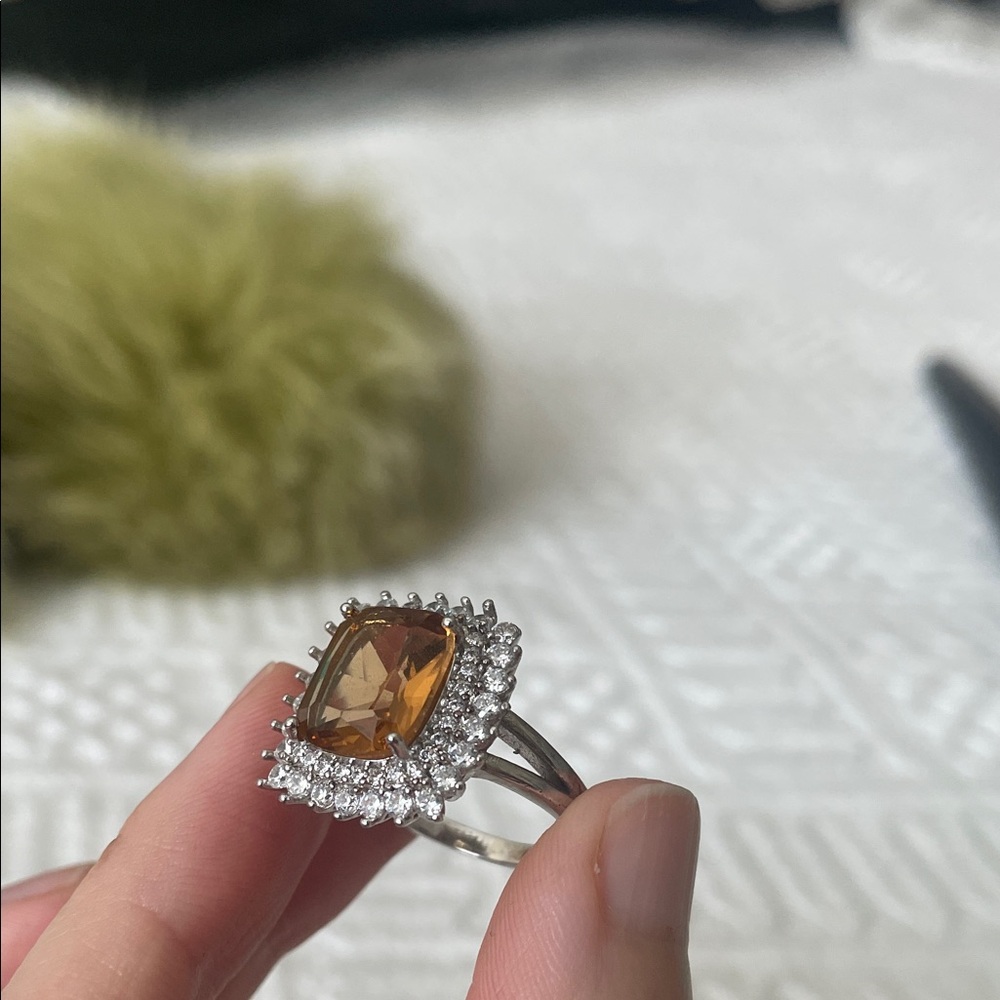 Sterling Silver large cocktail Women's Ring - Picture 16 of 17